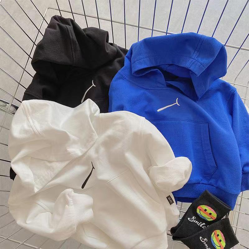 Áo Sweater Có Mũ Trùm Phong Cách Hàn Quốc Thời Trang Xuân Thu Mới Cho Bé Trai Và Bé Gái