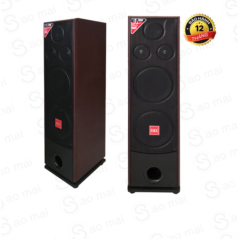 Loa Đứng 4 Bass 25cm, Loa Cây KaraOke Nghe Nhạc Hàng Cao Cấp SWA HD-320 ( bass từ đôi )