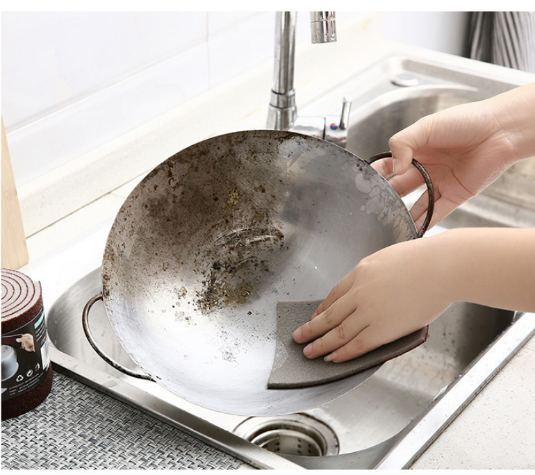 Bọt biển làm sạch bằng Carborundum dùng cho chén/đĩa/nồi