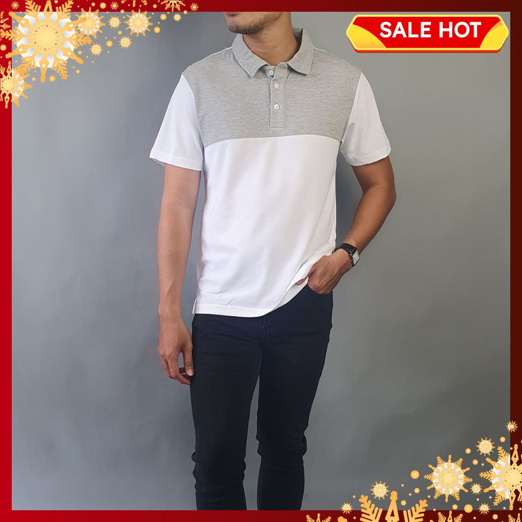 Áo Thun Nam Tay Ngắn | Áo Phông Nam Tay Lỡ Cổ Đứng Thời Trang Cao Cấp A02-03 thuy_hienshop