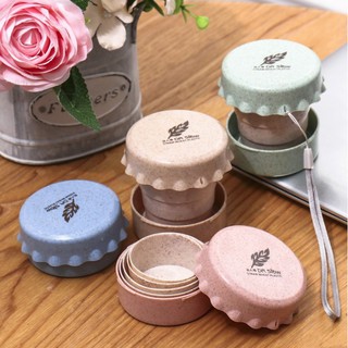 Cốc Lúa Mạch  Xếp Gọn Dr Stow làm từ rơm lúa mạch thân thiện với môi trường & an toàn sức khỏe (Màu ngẫu nhiên)