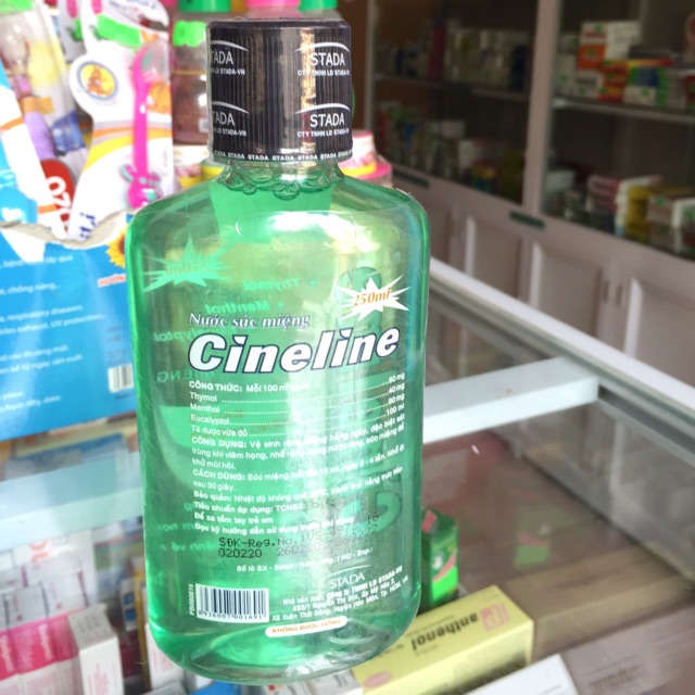 Nước súc miệng Cineline lọ 250ml