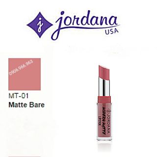 [Auth-FS50K] Son lì USA Modern Matte chính hãng Jordana màu 01 Bare
