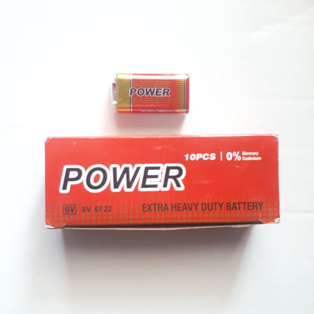 Pin 9v đầu âm dương Pouwerfulcell -dc1421