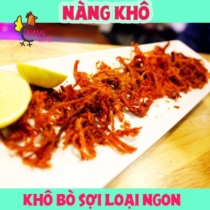 Khô bò sợi loại ngon ( Thơm ngon - đậm vị ) - 1kg | Nàng Khô