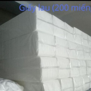 KHĂN CÂY LAU MẶT SPA loại 1 (200 tờ/cây)