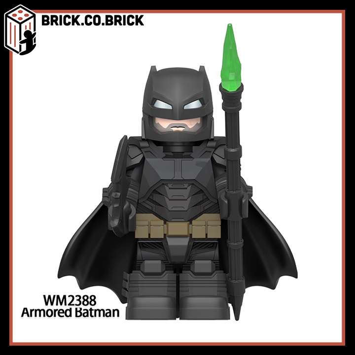 Batman Armored Suit Mới Nhất Đồ chơi Lắp ráp Siêu Anh Hùng Người Dơi Minifigure WM2388