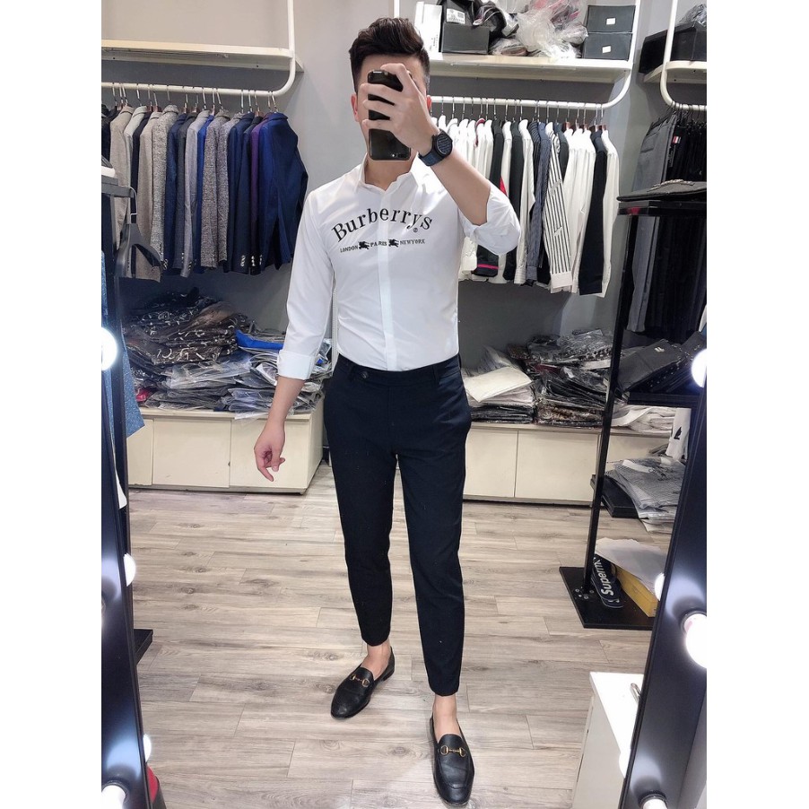 Áo sơ mi nam Cao Cấp Phối Họa Tiết Thời Trang BBR,VLTN,Nụ hôn | BigBuy360 - bigbuy360.vn