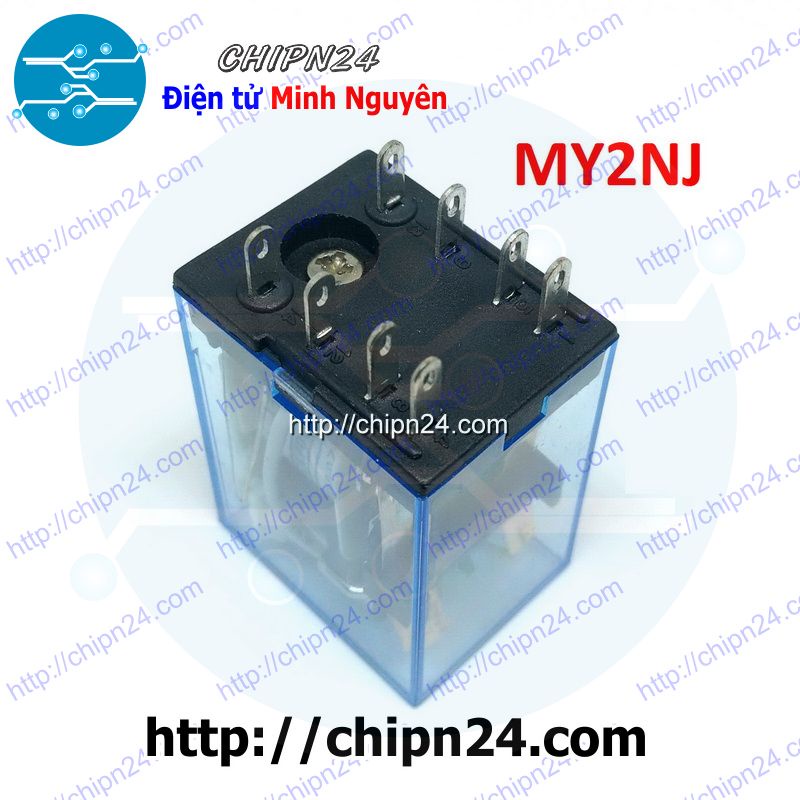 [1 CON] Relay kiếng 8 chân 5A 220VAC (MY2N MY2NJ MY2N-J HH52P)