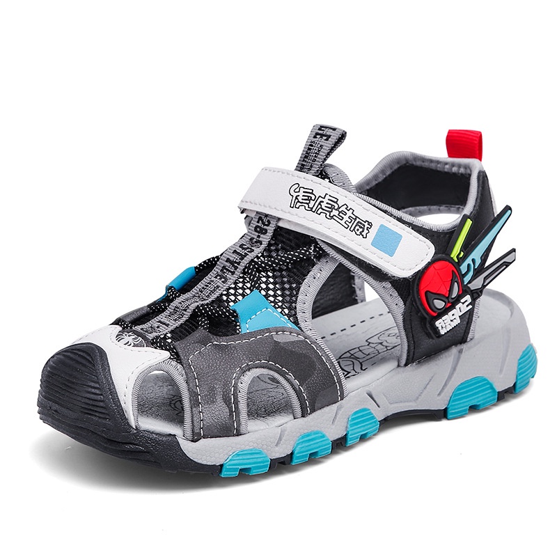 Dép sandal Rọ Siêu Nhân học sinh cao cấp NB888 Quảng Châu cho bé từ 3 đến 12 tuổi