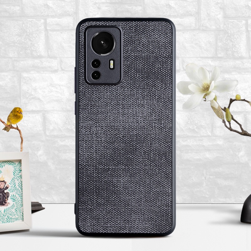 Bao Da Điện Thoại Vải canvas Cho xiaomi mi 12 ultra 12x