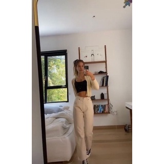 Áo hai dây Basic Cami Crop Top