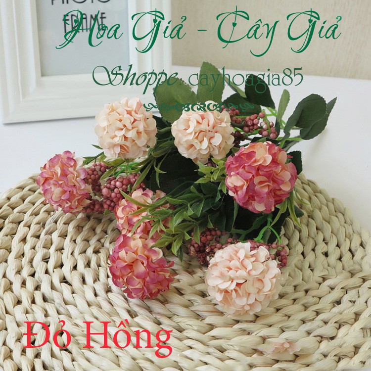 Hoa giả - Hoa cẩm tú cầu Vintage