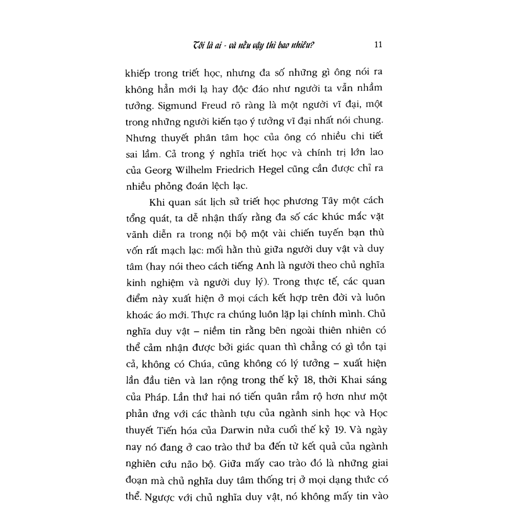 Sách - Tôi Là Ai Và Nếu Vậy Thì Bao Nhiêu (Tái Bản) - Nhã Nam