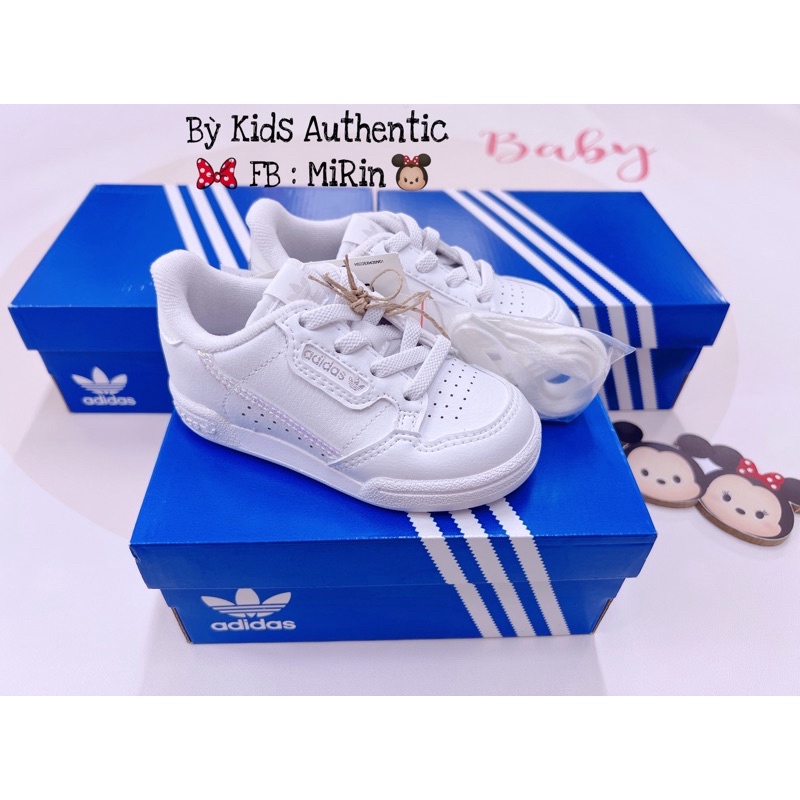 【AdiDas_Auth】 Giày thể thao trắng chuẩn Authentic cho bé♥️