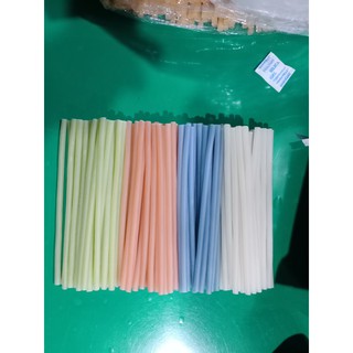 Ống hút gạo (túi 100 ống nhiều màu hút sữa, nước ngọt...)