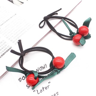 Dây cột tóc, buộc tóc hình táo đỏ (BT 89)