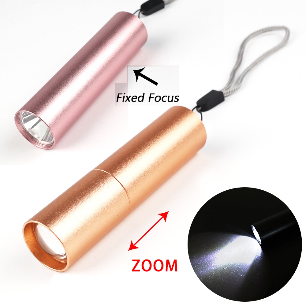 Đèn Pin LED Mini Chống Thấm Nước Sạc Usb Tiện Dụng