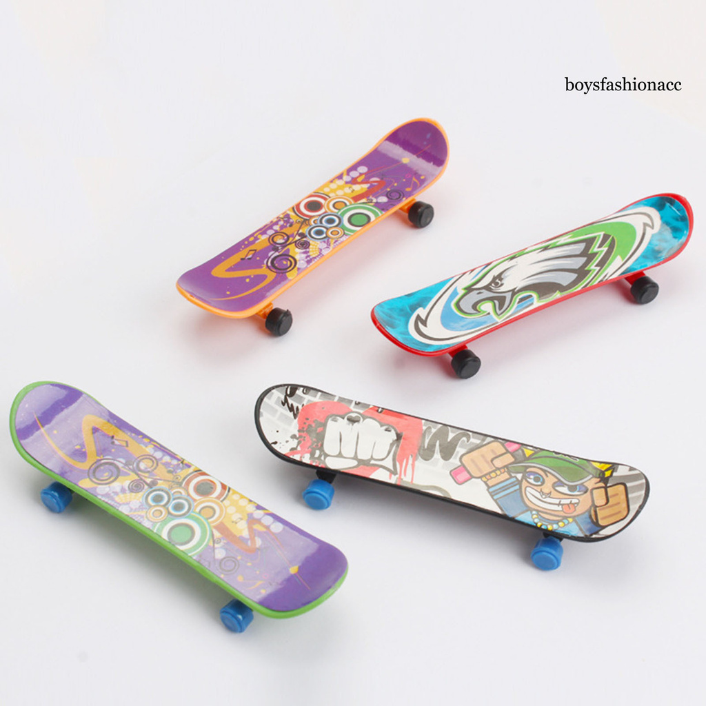 BF-JD 5Pcs Fingerboard Smooth Sturdy Plastic Finger Skate Scooter for Gift