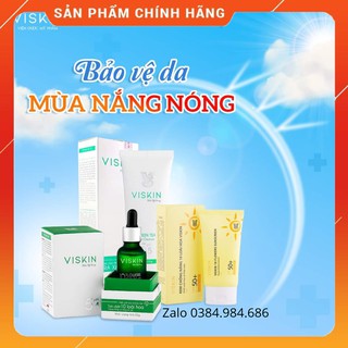 (Tặng 15 gói Mask 4in1) VISKIN COMBO Bảo Vệ Da Bất Chấp Nắng Hè[CHÍNH HÃNG-FREE SHIP]