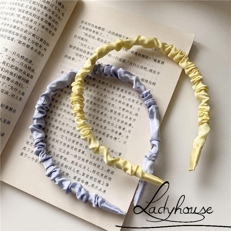 Băng đô cài tóc xếp ly phong cách sành điệu cho nữ