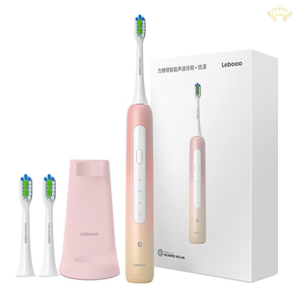 ♦HUAWEI Lebooo Electric Sonic Toothbrush Intelligent App Control Supersonic Protective USB Rechargeable Sonic Vibration Four-speed Home ultrasound toothbrush Waterproof