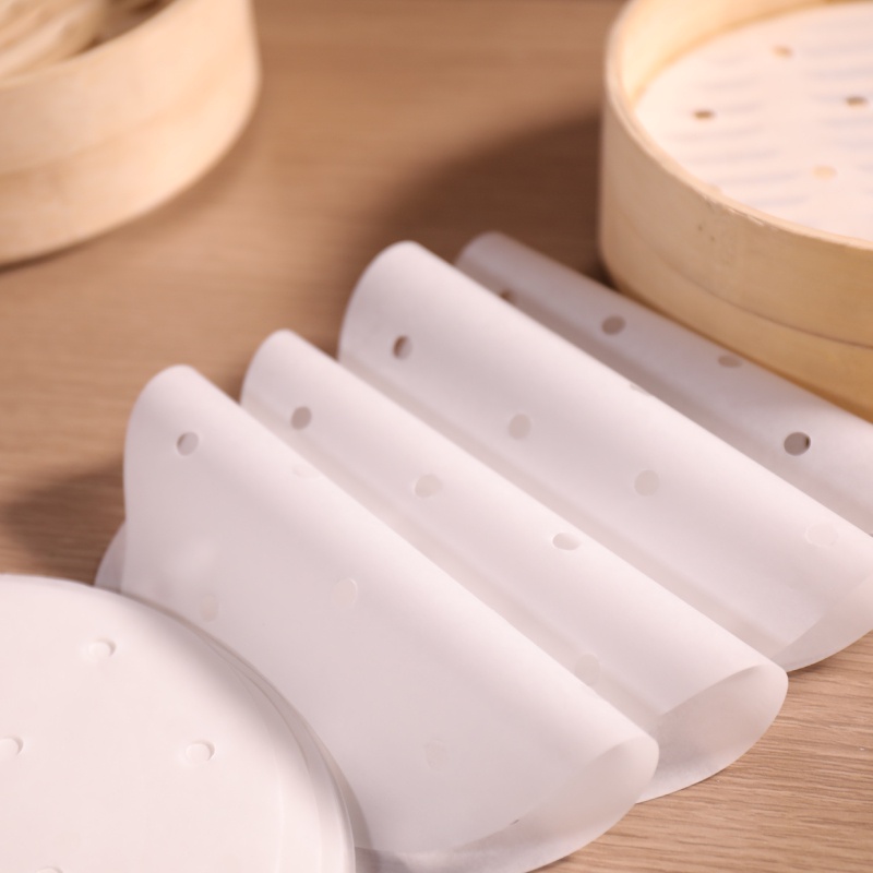 Set 100 giấy lót thực phẩm 18/23cm có lỗ tiện dụng