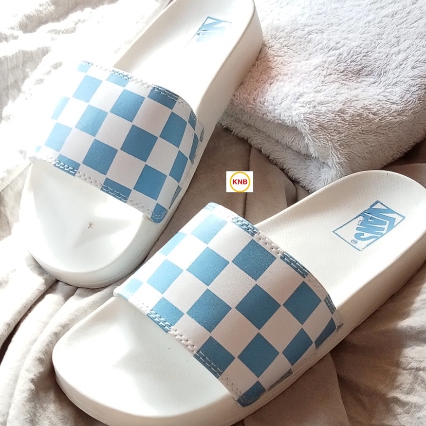 dép unisex 𝐌𝐋𝐁 𝐕𝐀𝐍𝐒 Caro hộp bảo vệ, hàng sẵn, bảo hành, nhiều màu, dép quai ngang thể thao nam nữ