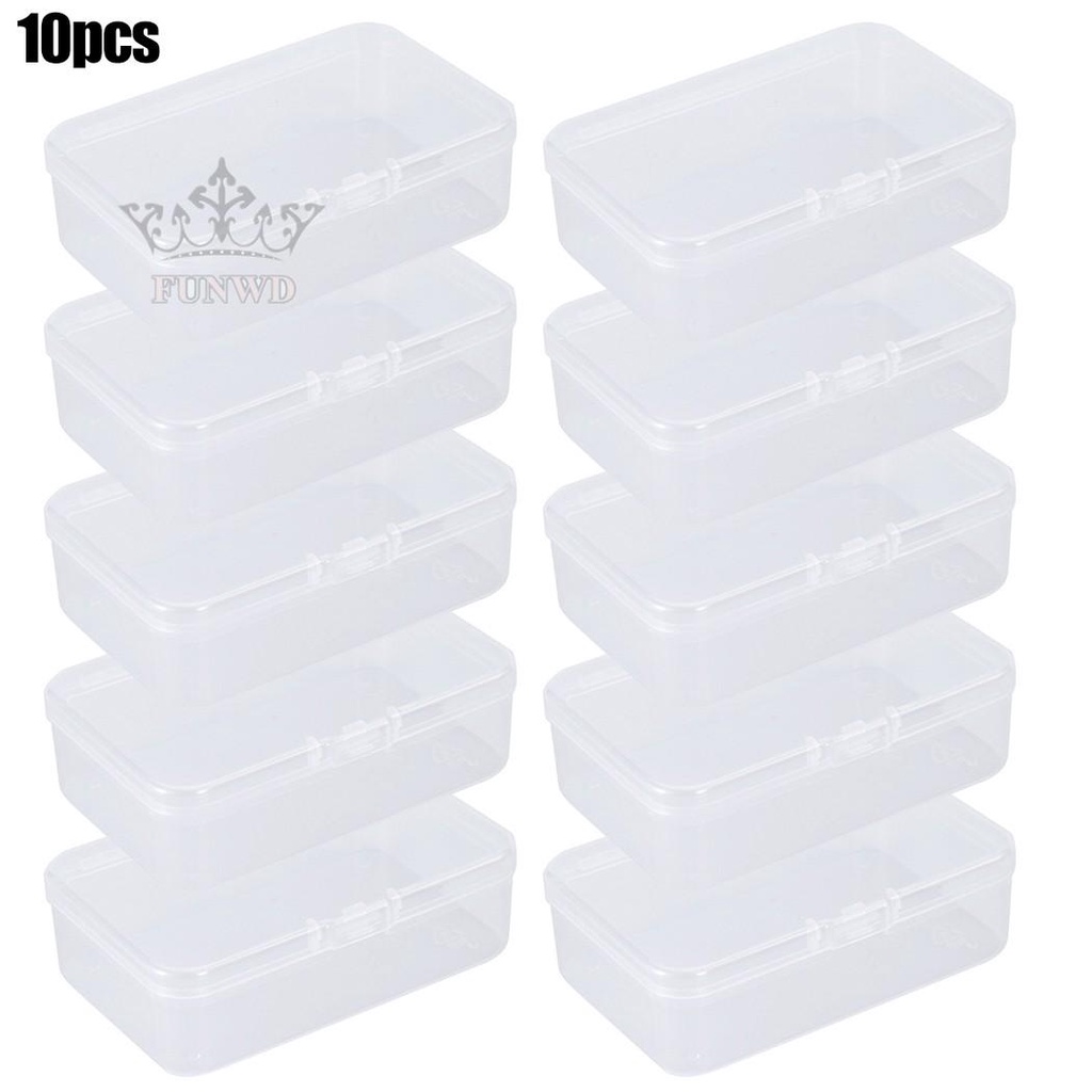 Hộp Nhựa Mini Đựng Ốc Vít Với Vỏ Bọc 10 Móc