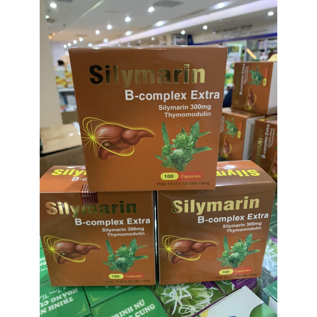 Viên bổ gan Silymarin B-complex Extra (hộp 100 viên)