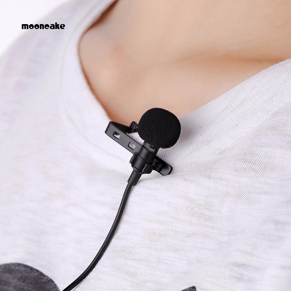 Micro mini treo cổ áo jack 3.5mm kết nối máy tính laptop tiện dụng