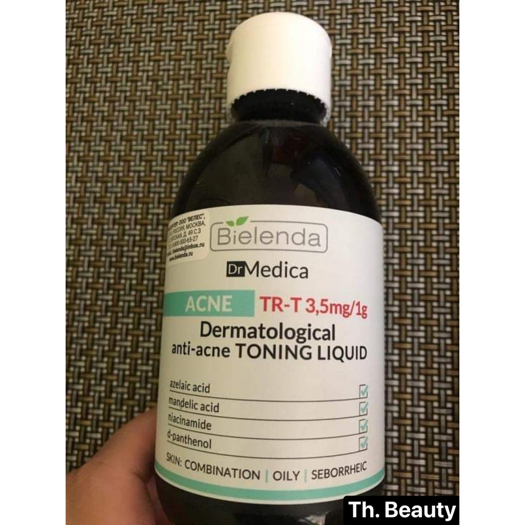 Toner Bielenda Dr Medica Anti-acne Dermatological Toning Liquid làm sạch sâu & dịu da, giảm mụn, kiềm dầu nhờn | BigBuy360 - bigbuy360.vn