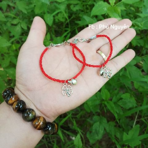 Vòng Đôi May Mắn Cỏ 4 Lá ( Miễn sip đơn 50k )