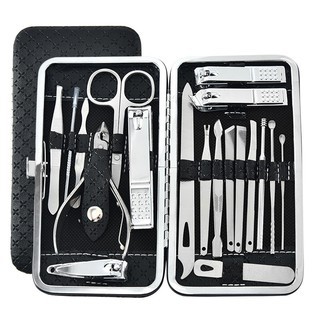 Bộ bấm móng tay 19 món thép không gỉ