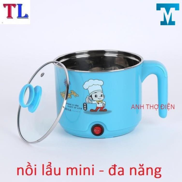 nồi lẩu mini nấu mì - nồi lẩu đa năng (18 cm)