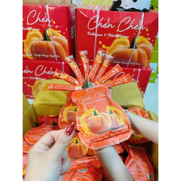 Thạch bí đỏ Chen chen Vic kháng Nắng hủy nám trắng da