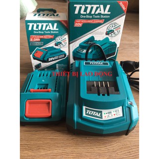 Combo 1 pin 1 sạc total tfbli2001 tfcli2001 20v