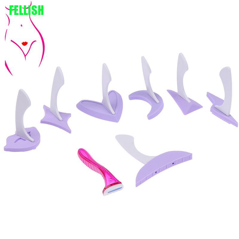 Bộ Dao Cạo Lông Vùng Kín Gợi Cảm Có Khuôn Hỗ Trợ Tạo Kiểu Lông Vùng Kín Cho Nữ 436v