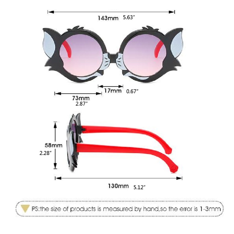 Bộ 2 Món Mắt Kính + Băng Đô Kiểu Hoạt Hình Chống Tia UV Thắt Nút Dùng Làm Phụ Kiện Chụp Ảnh Cho Bé