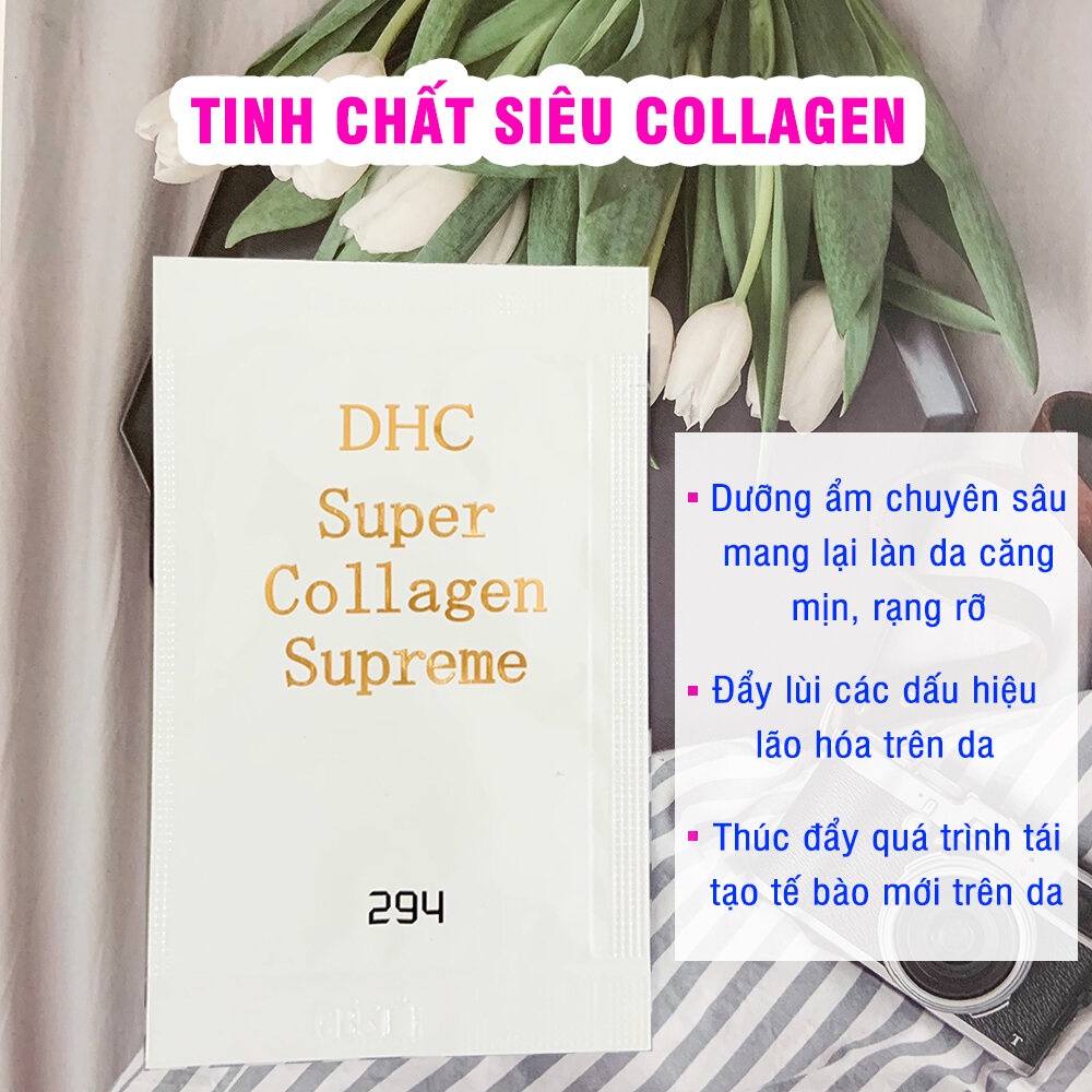 Viên uống thơm cơ thể DHC Nhật Bản bổ sung vitamin E làm đẹp da thực phẩm chức năng gói 30 ngày TM-DHC-ROS30