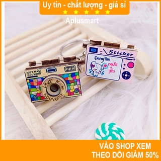 Móc khoá máy chụp ảnh mini ⭐FREESHIP ⭐Uy tín ⭐Móc khoá máy chụp ảnh mini- Aplusmart