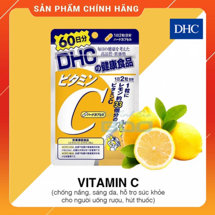 Viên uống DHC Bổ sung Vitamin C 🔥𝐒𝐀𝐋𝐄 𝐌𝐀̣𝐍𝐇🔥 đến từ Nhật Bản 30 ngày và 90 ngày, hỗ trợ làm đẹp da, mờ thâm