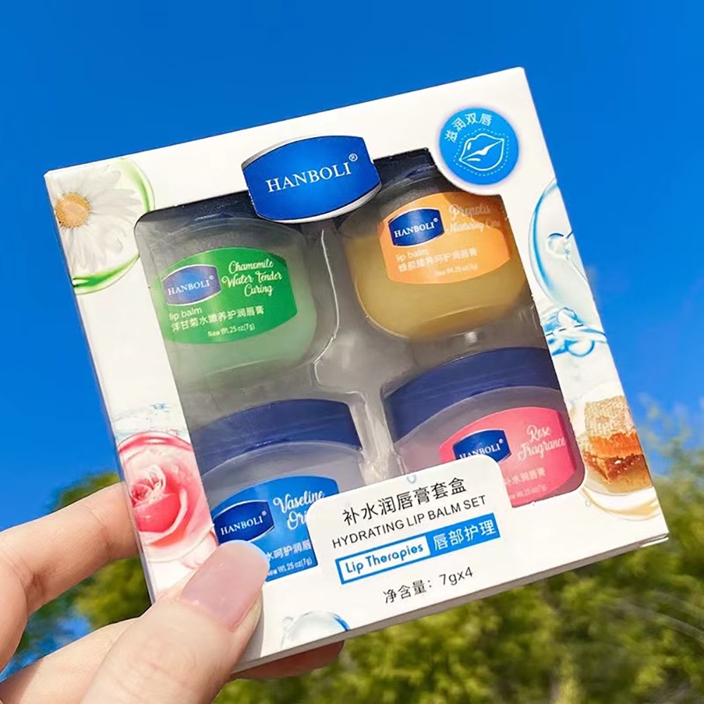 ✧Ready Stcok Hanboli Sáp Dưỡng Môi Vaseline Lip Dưỡng Môi Giữ Ẩm Mặt Nạ Nam Nữ Tự Nhiên Chống Nứt Vỡ Chống Khô Son Dưỡng Môi