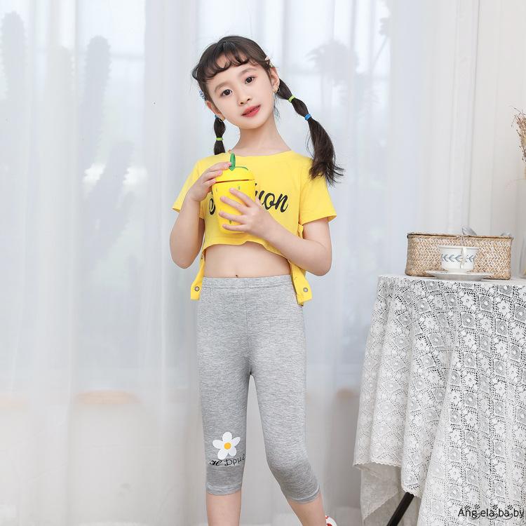 Quần Leggings In Hoa Xinh Xắn Dành Cho Bé Gái