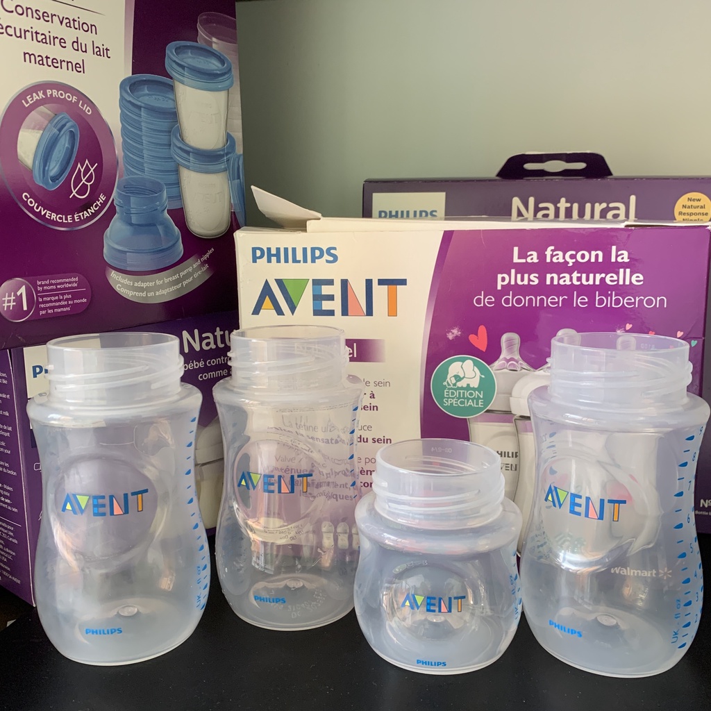 Thân bình sữa Avent Chính hãng 125ml /260ml /330ml - Bình sữa không bao gồm cổ và núm