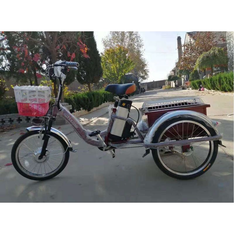 XE ĐẠP ĐIỆN BA BÁNH HẠNG SANG CHO NGƯỜI GIÀ BẢN 20 INCH - Khung hợp kim nhôm