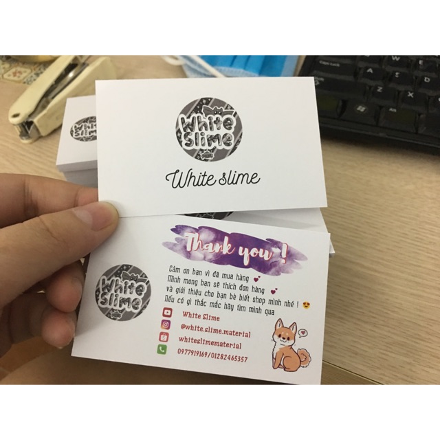 Combo 100 chiếc namecard slime