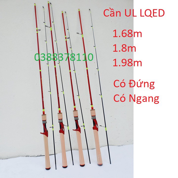 Cần Câu Cá UL LQED Siêu Khỏe, Dẻo, Đẹp Có Đứng Và Ngang - CL2K 9