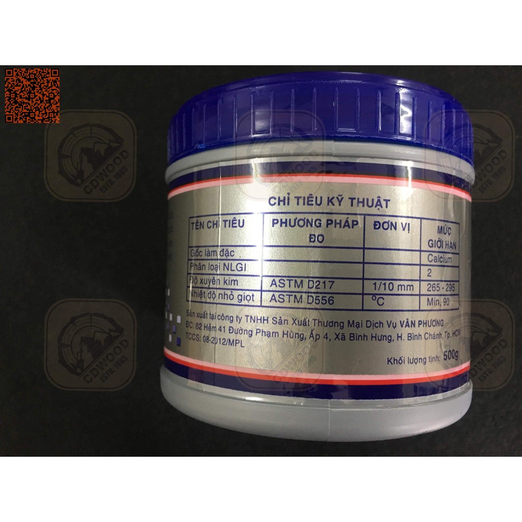 Mỡ bôi trơn cao cấp Calpex kháng nước