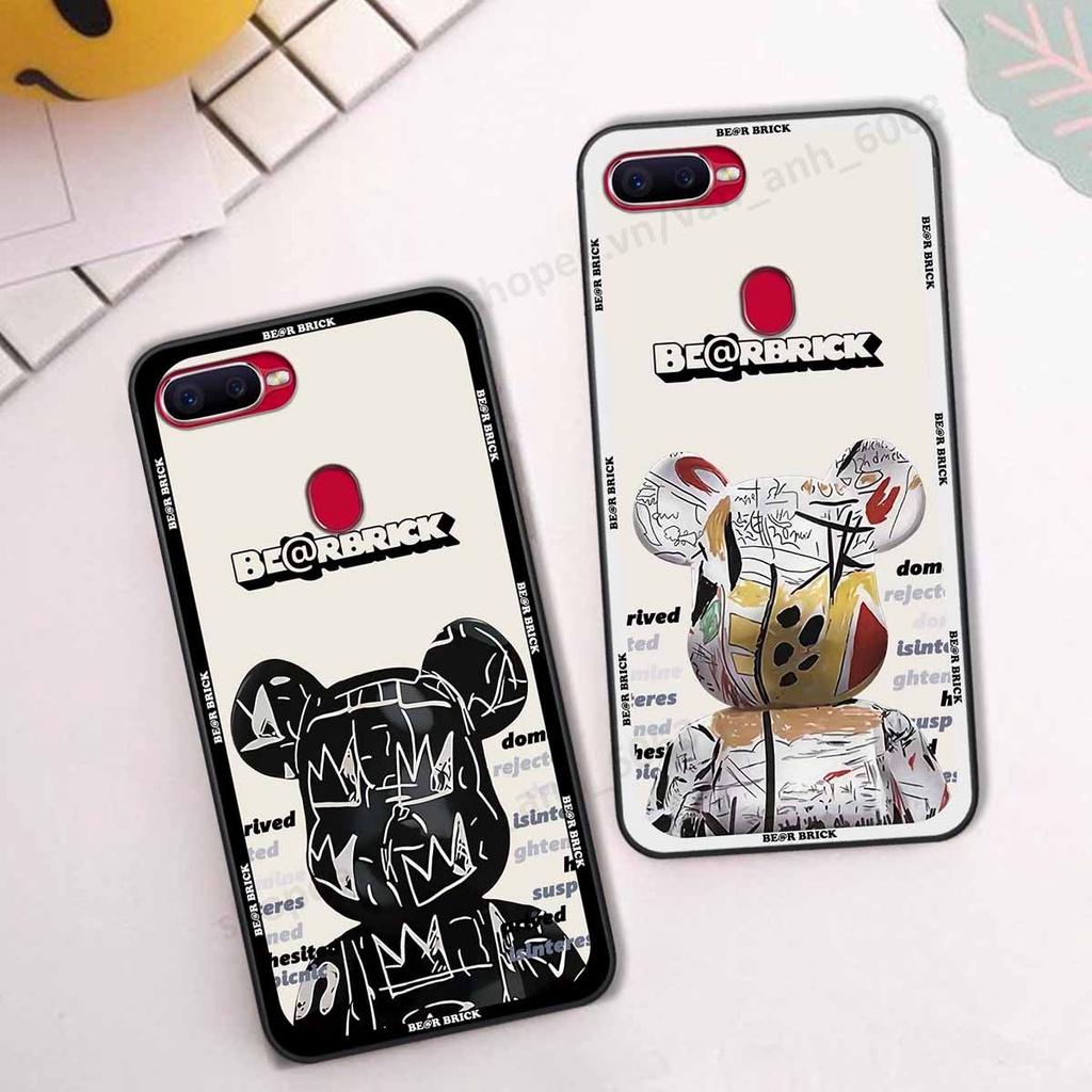 Ốp Oppo A5s / A7 / F9 / A12 be@r brick mars thời trang, ốp lưng điện thoại viền dẻo siêu chất